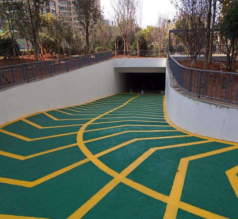 環(huán)氧車庫坡道，防滑地坪